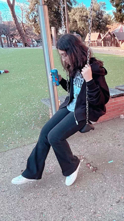 I love the swing, :) by ionondormirda