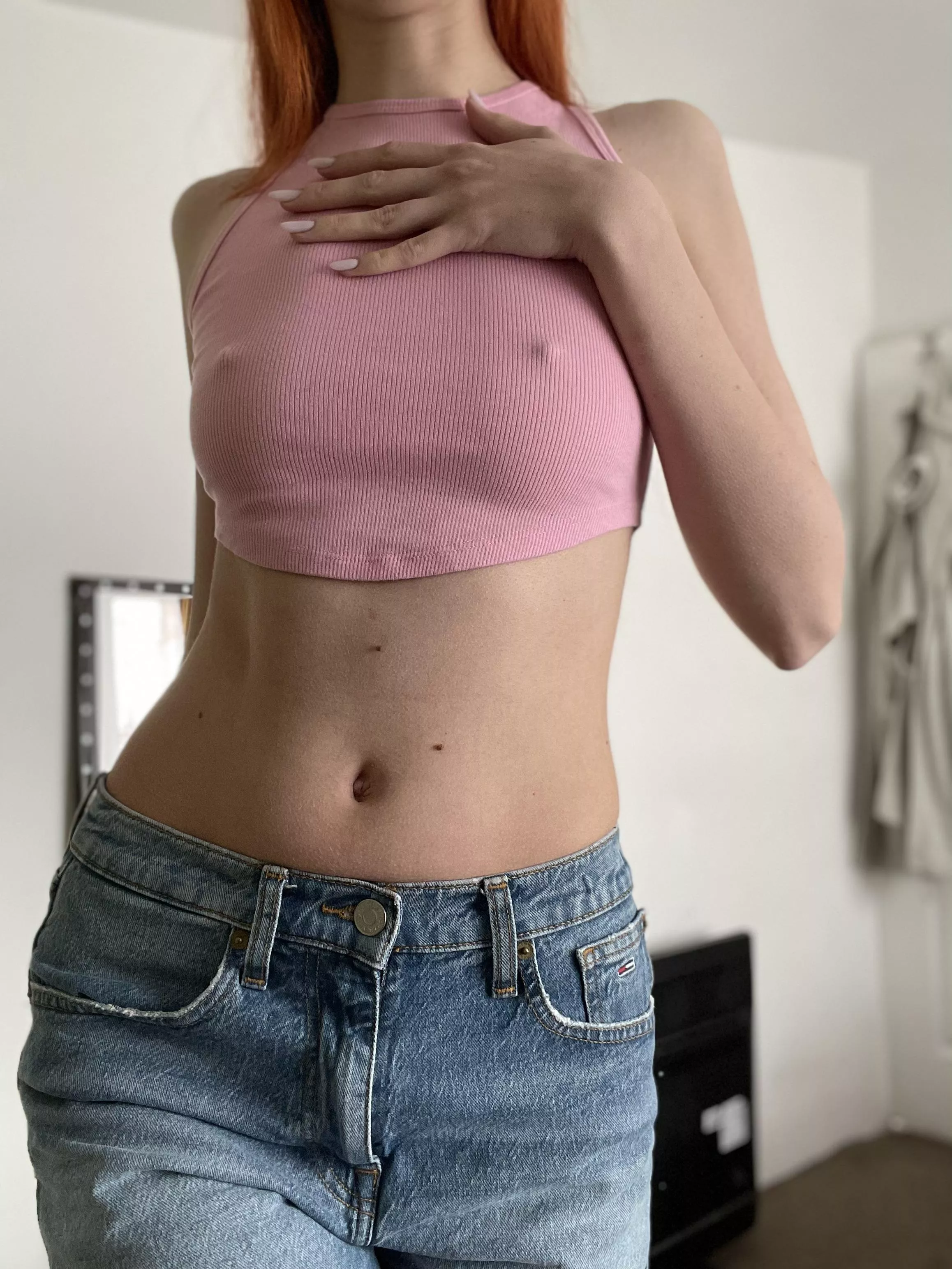 No bra is needed for this cute top posted by long-legzzz