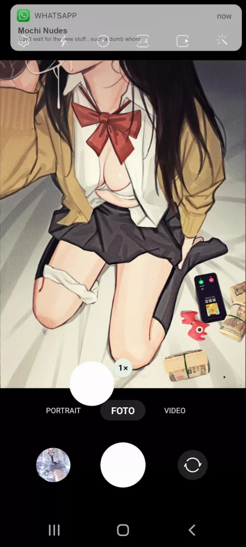 She just wanted some extra pocketmoney. Little did she know her bullys are paying it by kuroomochi