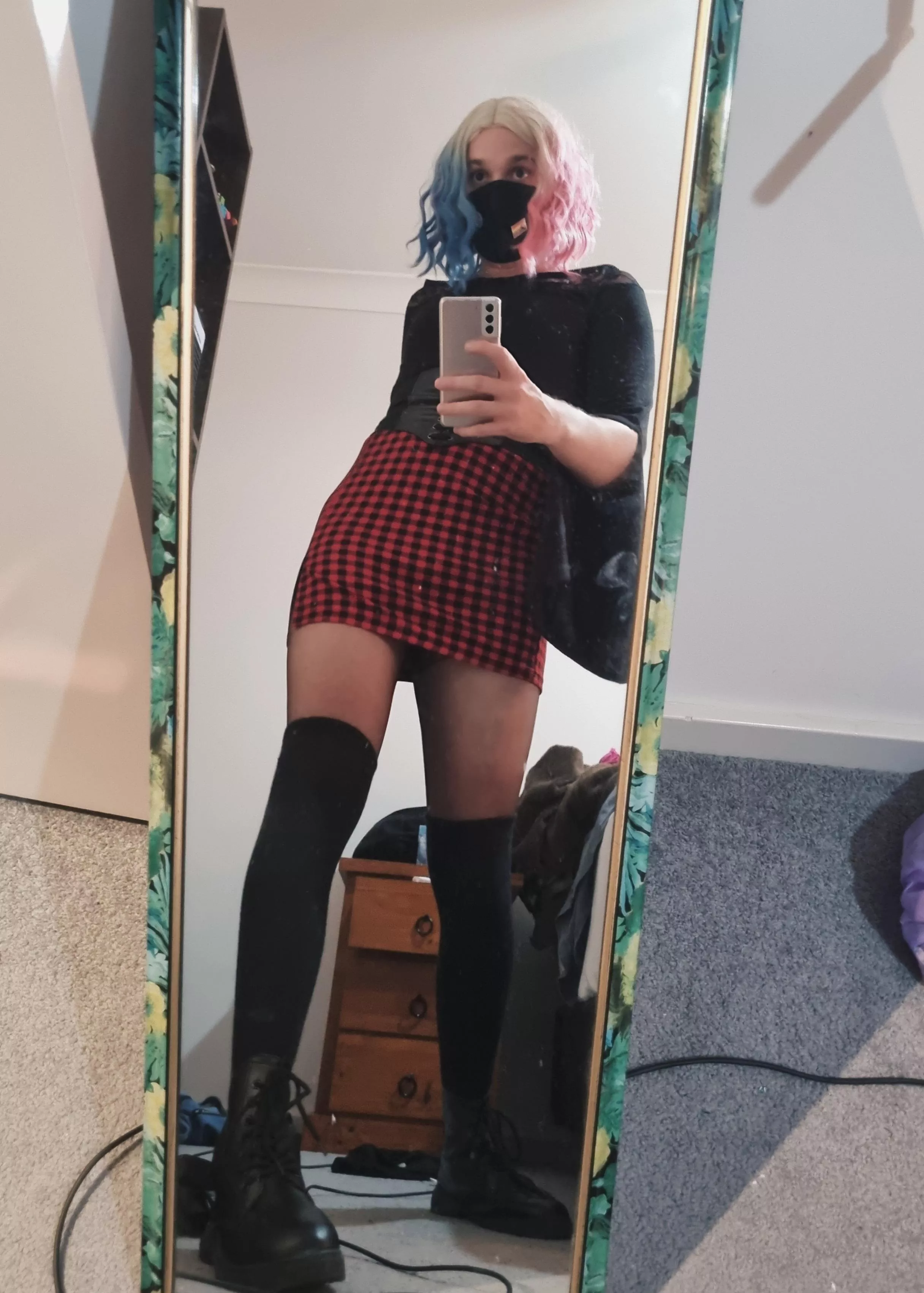 stepped into 2024 like 🖤❤️ posted by AM901