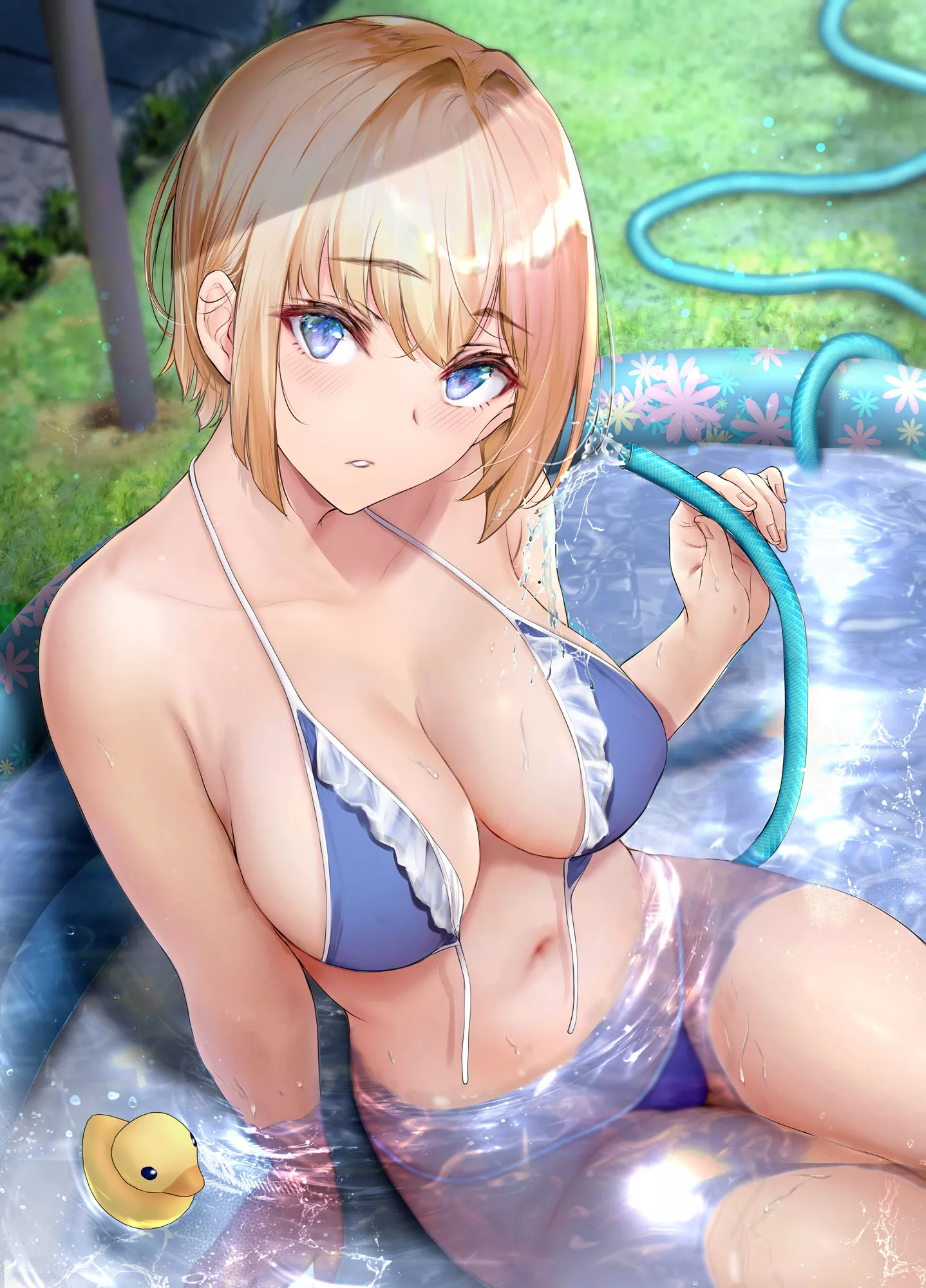 Summer Soak in the Pool [Original] posted by Acrobatic-Elk2074