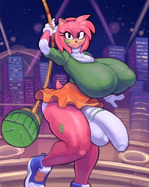 Time Paradox Amy Rose by AStupidJerk by Able_Health744