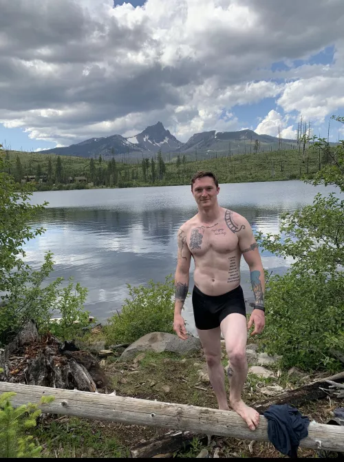 Whos coming for my next alpine swim? by Fine-Chard-1276