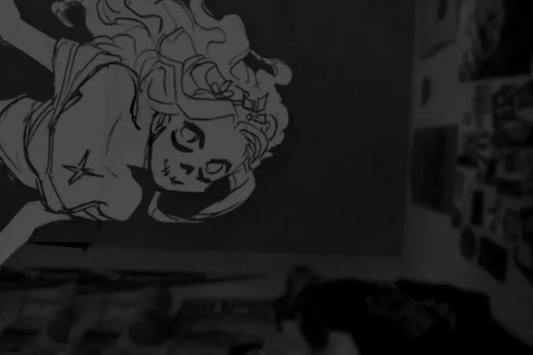 You have trouble sleeping. You're certain you have a sleep paralysis demon who bothers you at night. When you go to sleep, you decide to open your eyes. You see this. What do you do? by CheJunSev