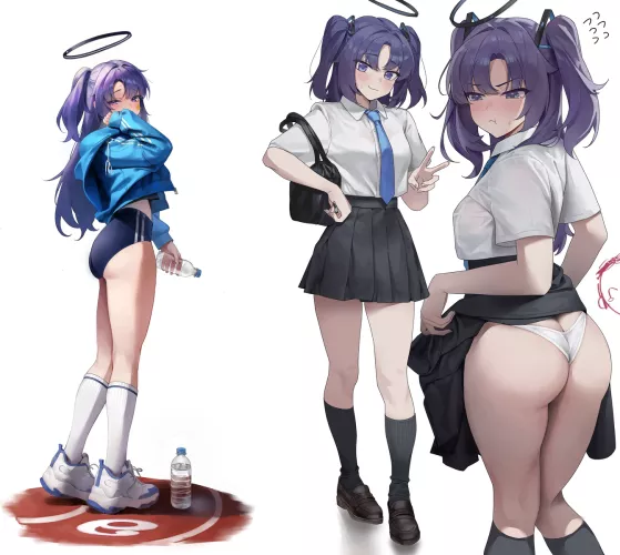 Yuuka's Firm Thighs [Blue Archive] by cloudyfigma