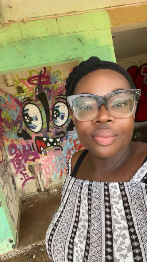 Admiring the art in Puerto Rico by Uri_Universe69