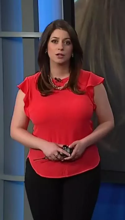 Busty News Anchor Tries to Hide Them posted by boobfan6969