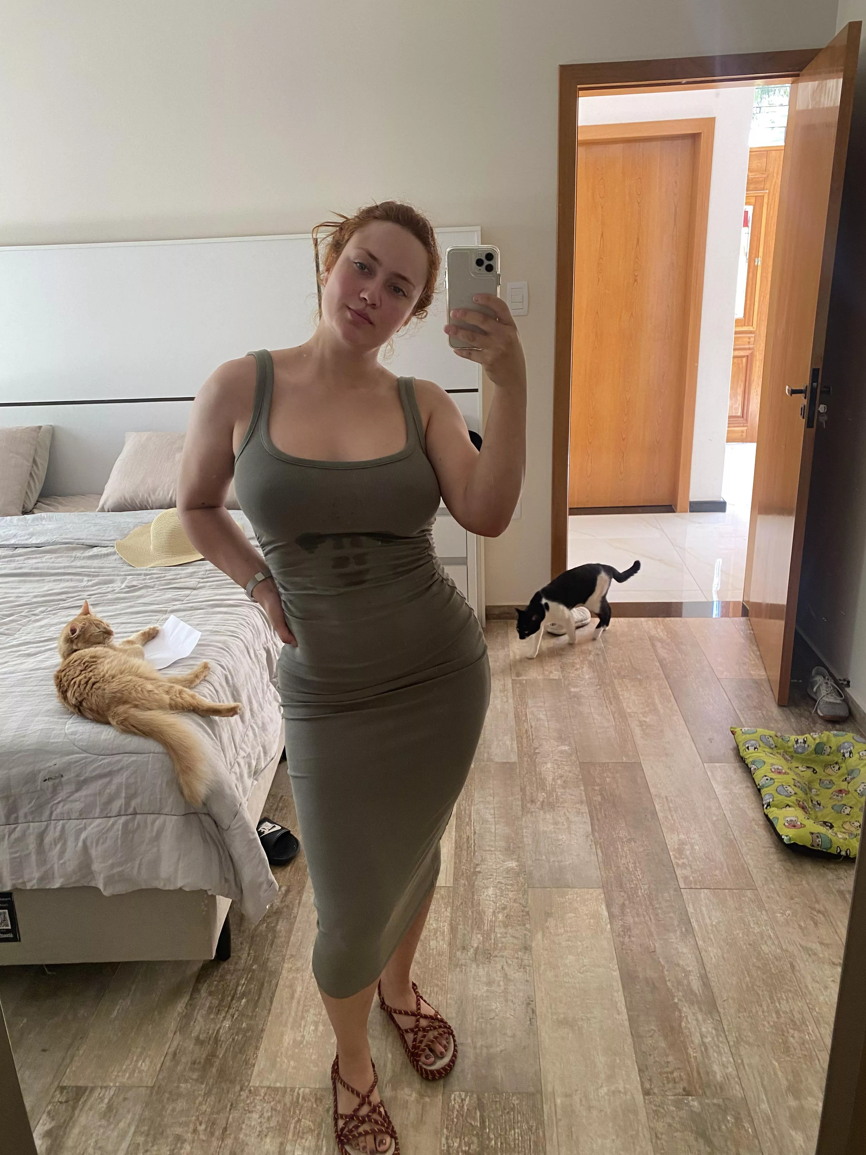 Comfy cotton midi dress posted by Puzzled_MJ