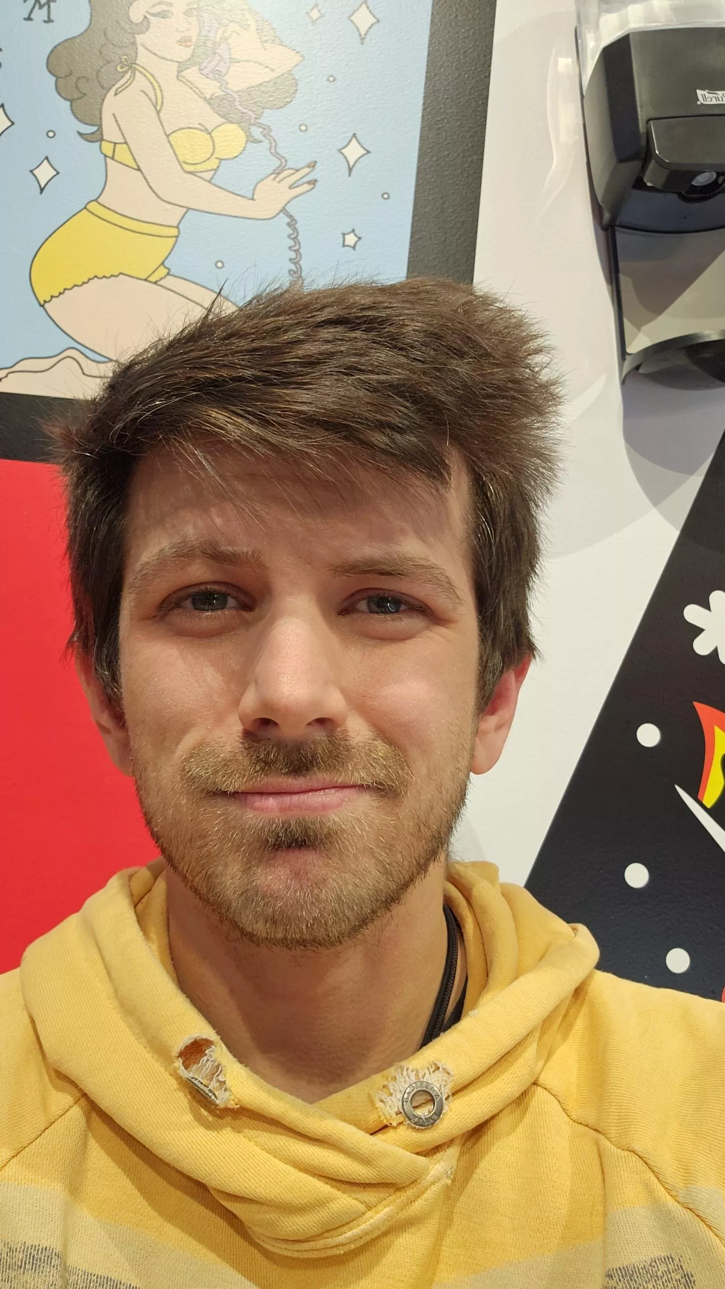 Do you think I should get a haircut or leave it 🤔 posted by Dziobaman