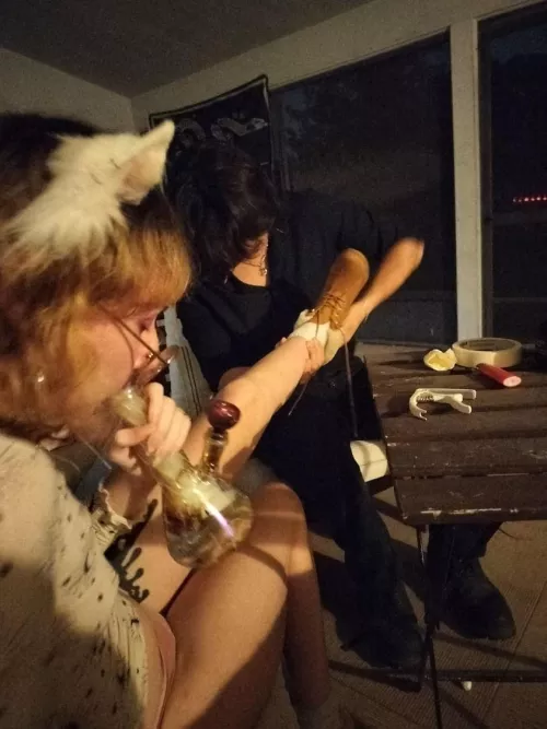 Domme fox. by Lil_Peachy_Fox