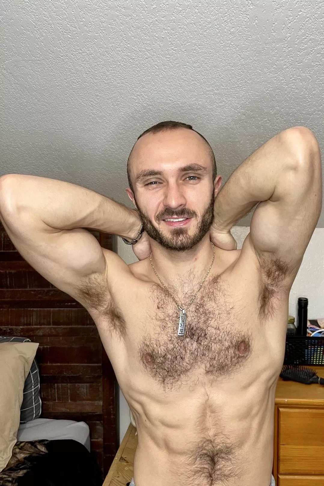 Enough hair to enjoy? 😋 posted by JonOnline95