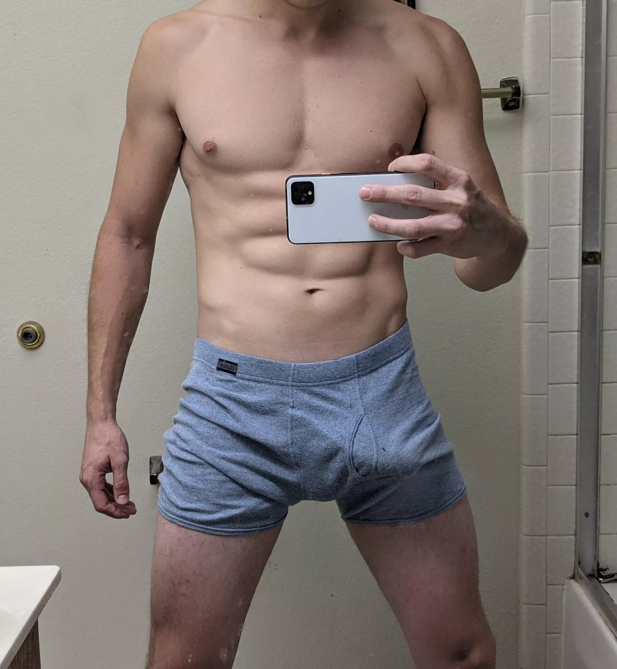 Hopefully the 3 ppl that see this like my boxer briefs and my bulge 🫣 posted by BlueEyedMexicano707