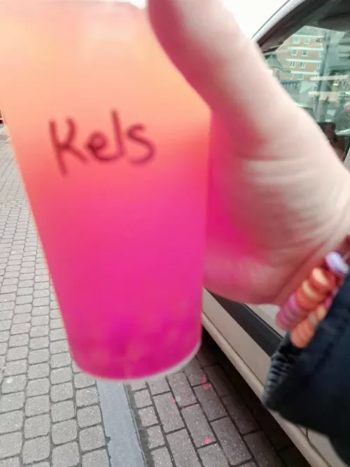 I know it's a very small step, but for me it's pretty huge: Daddy made me buy the girliest drink I could find by KelsFightFixer