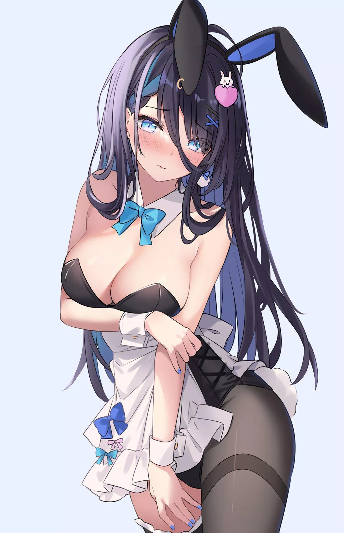 Shy Apron Bunny posted by CheetahSperm18