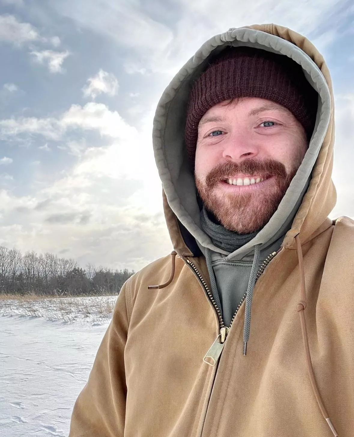 Taking a winter walk ❄️ posted by back2natureboys