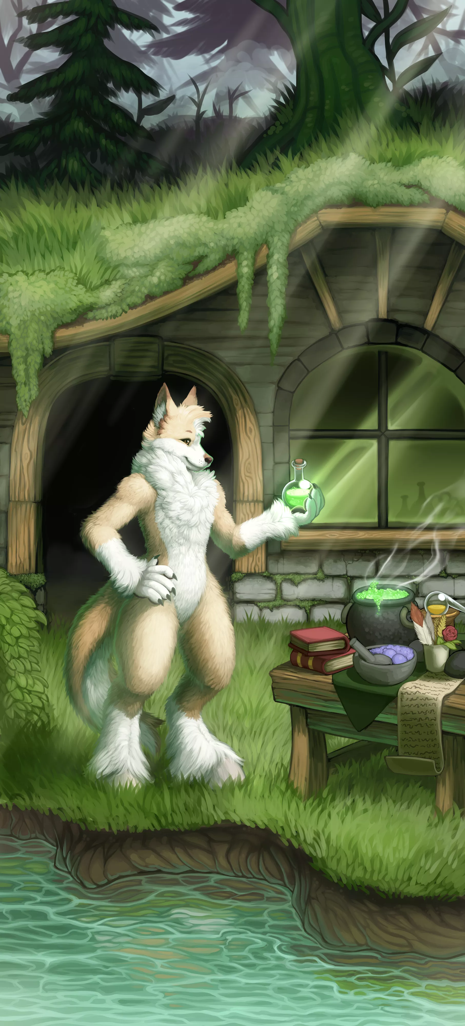 Brewing Potions [Commission by Me] posted by kknk