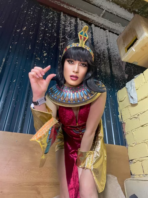 dressing up as Cleopatra to be dressed down. by Aggravating-Key2672