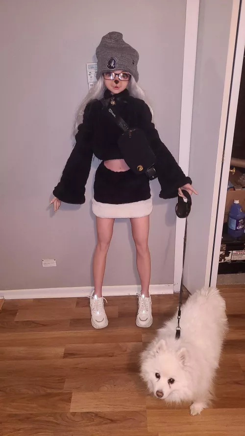 Going Out to walk the dog by thatkurokitsune