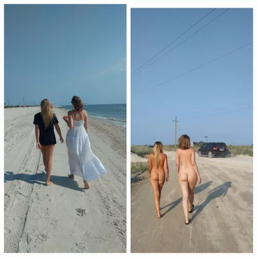 Going to visit our campsite neighbors by vulpesnudista