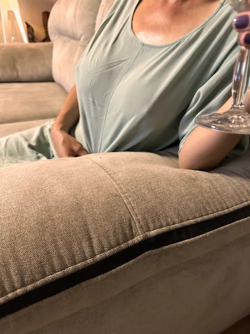 It's extremely hot where I'm from at the moment so no bra tonight! by just2amateurs