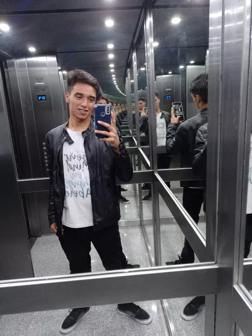 Last night's photo in the elevator could not be missed. by DylanClaton