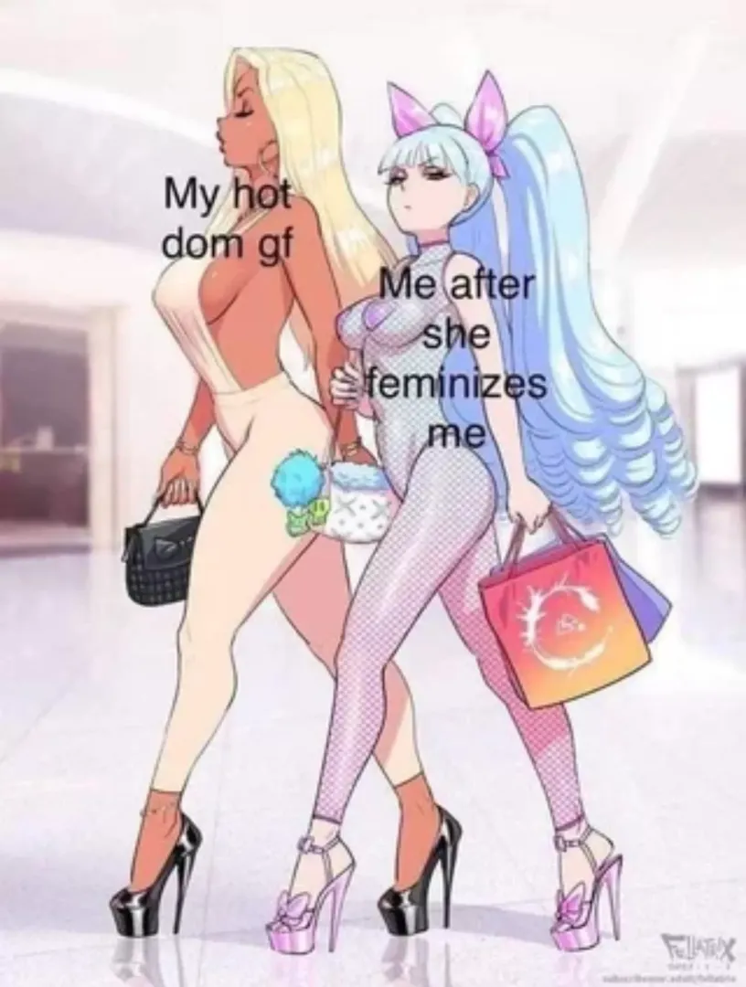 My hot Dom gf and me after she feminized me by sissygurlkimmie