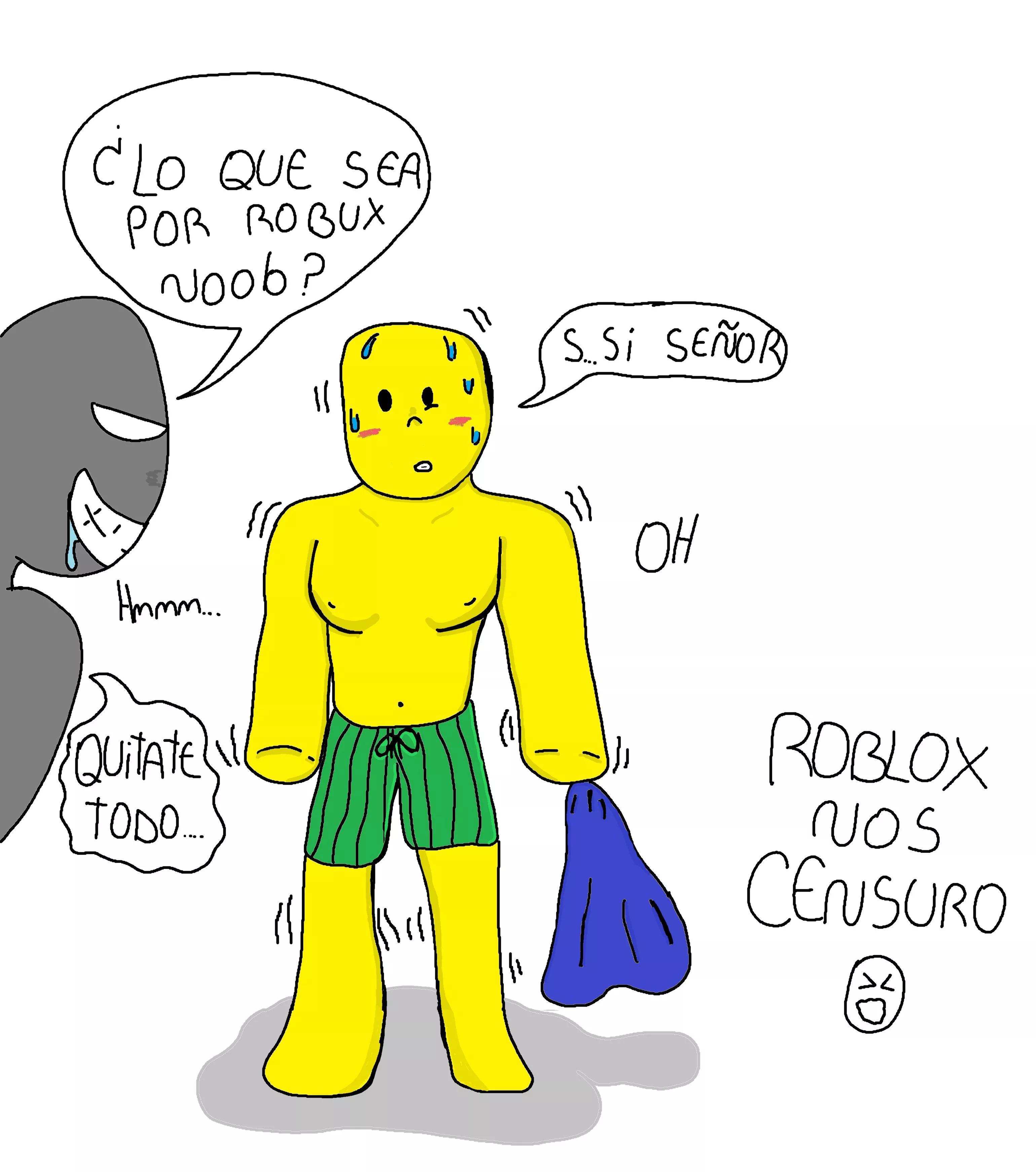 Noob hace lo que sea por robuxs posted by leonardo__and22