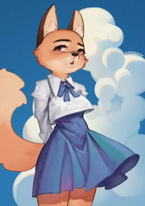 ok-ok lets try. I draw OCs and fanarts. This is one of my latest art^^ by NakanuneArt