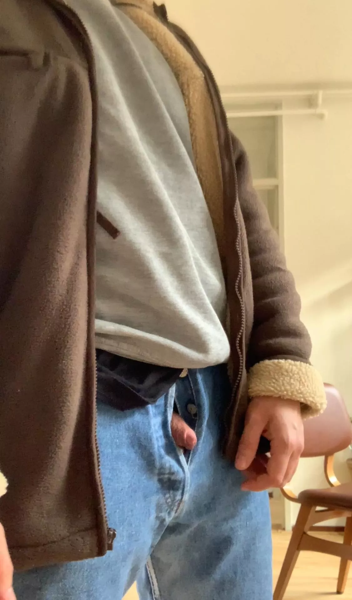 Oops! What would you do if you'd stand next to me? (Post-op trans cock) posted by ArchiveSelection