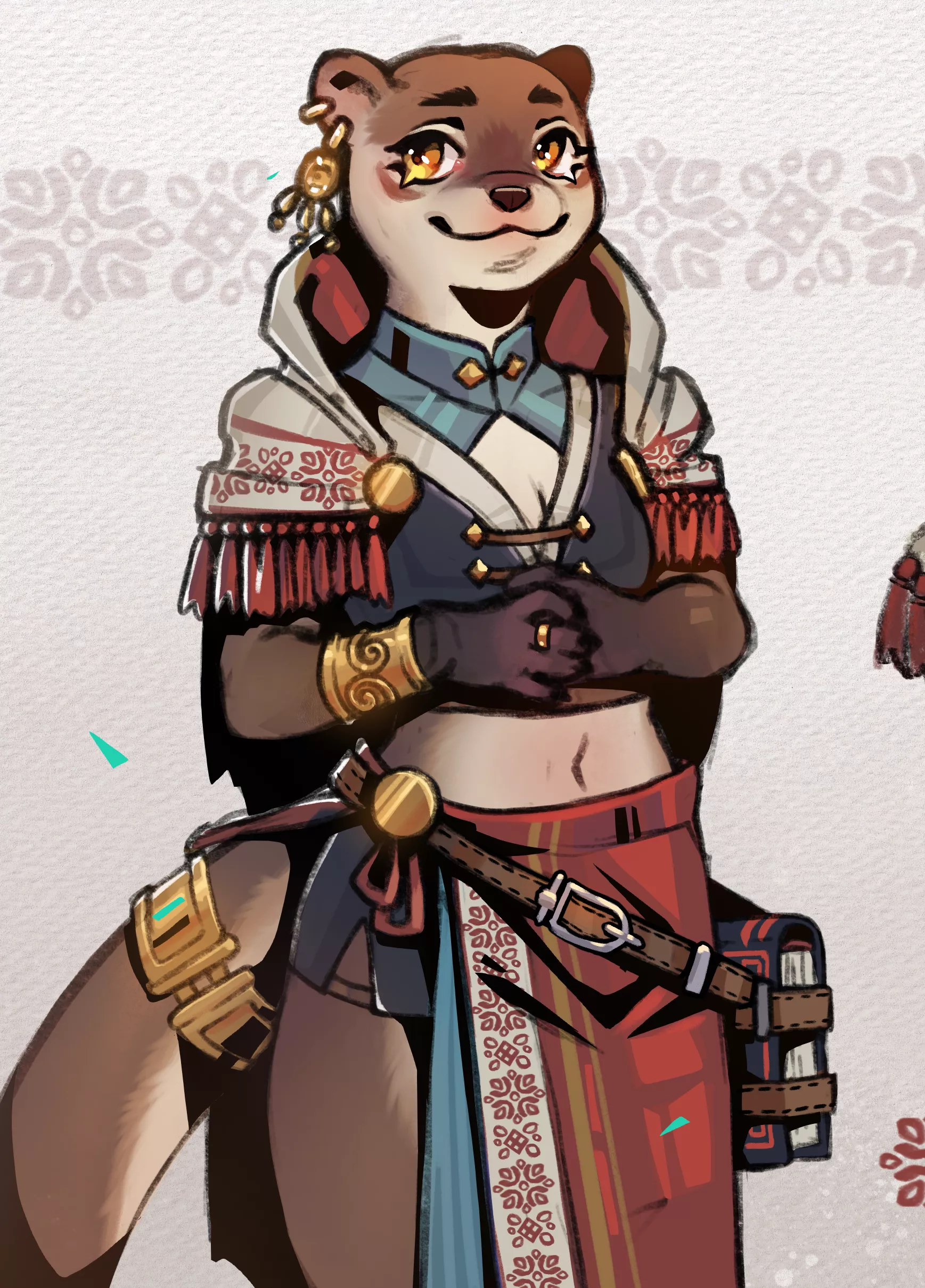 Otter (art by me) posted by CerberaManghas