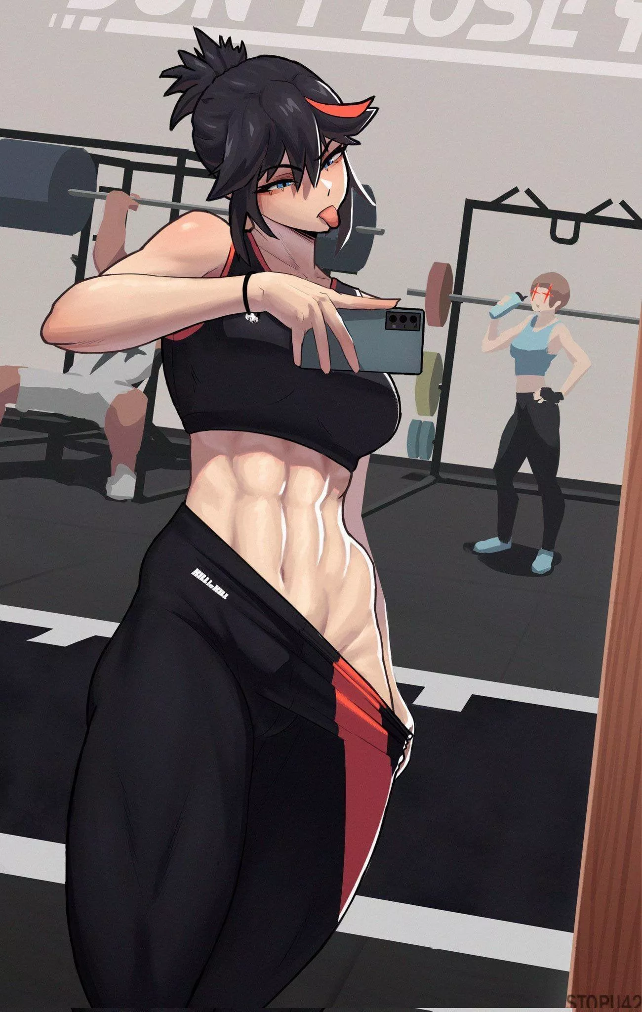 Ryuko Taking a Gym Selfie [Kill la Kill] posted by Great_Bottom_4970