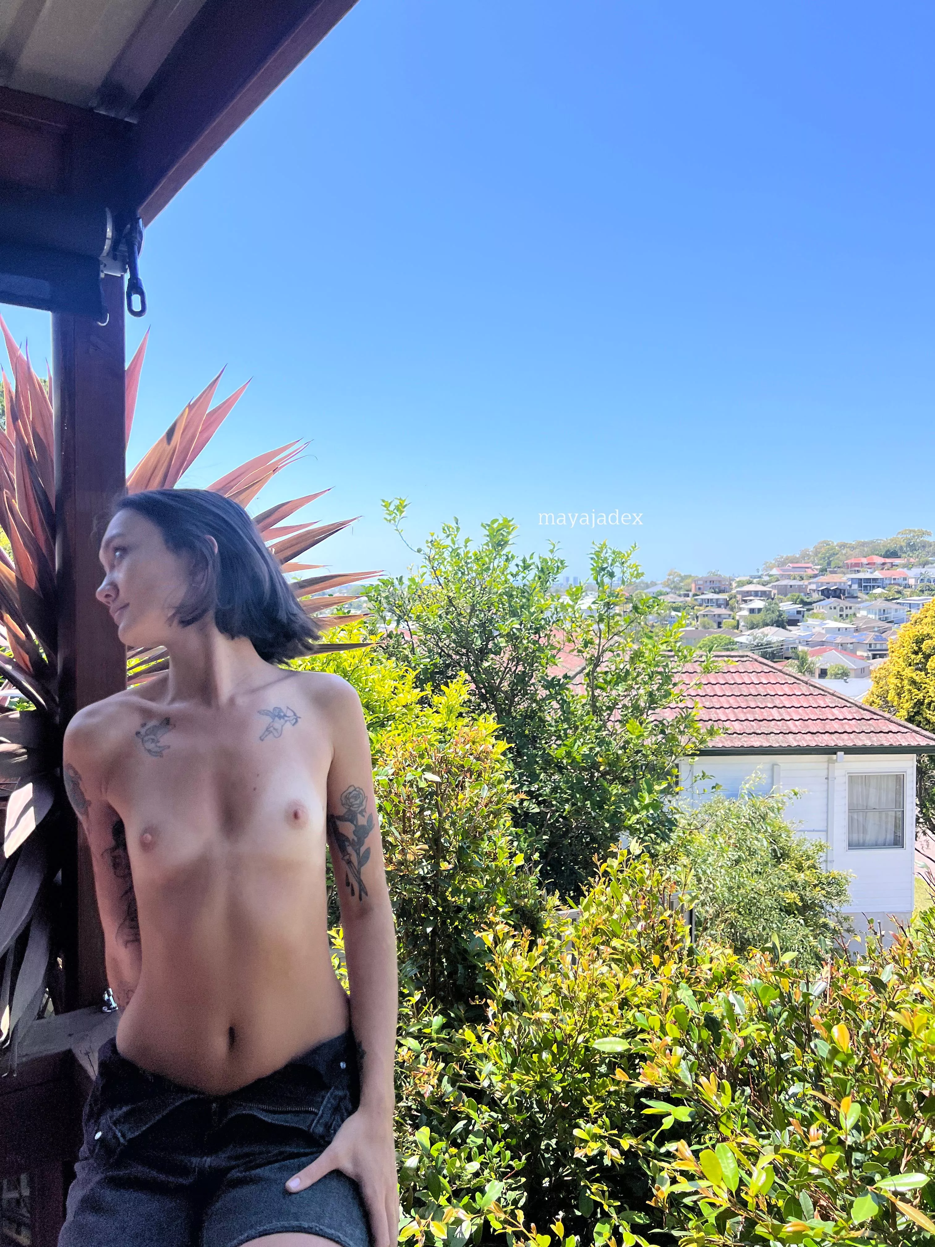 tiniest tits in town, but i think it suits me 🤠 posted by mayajadex