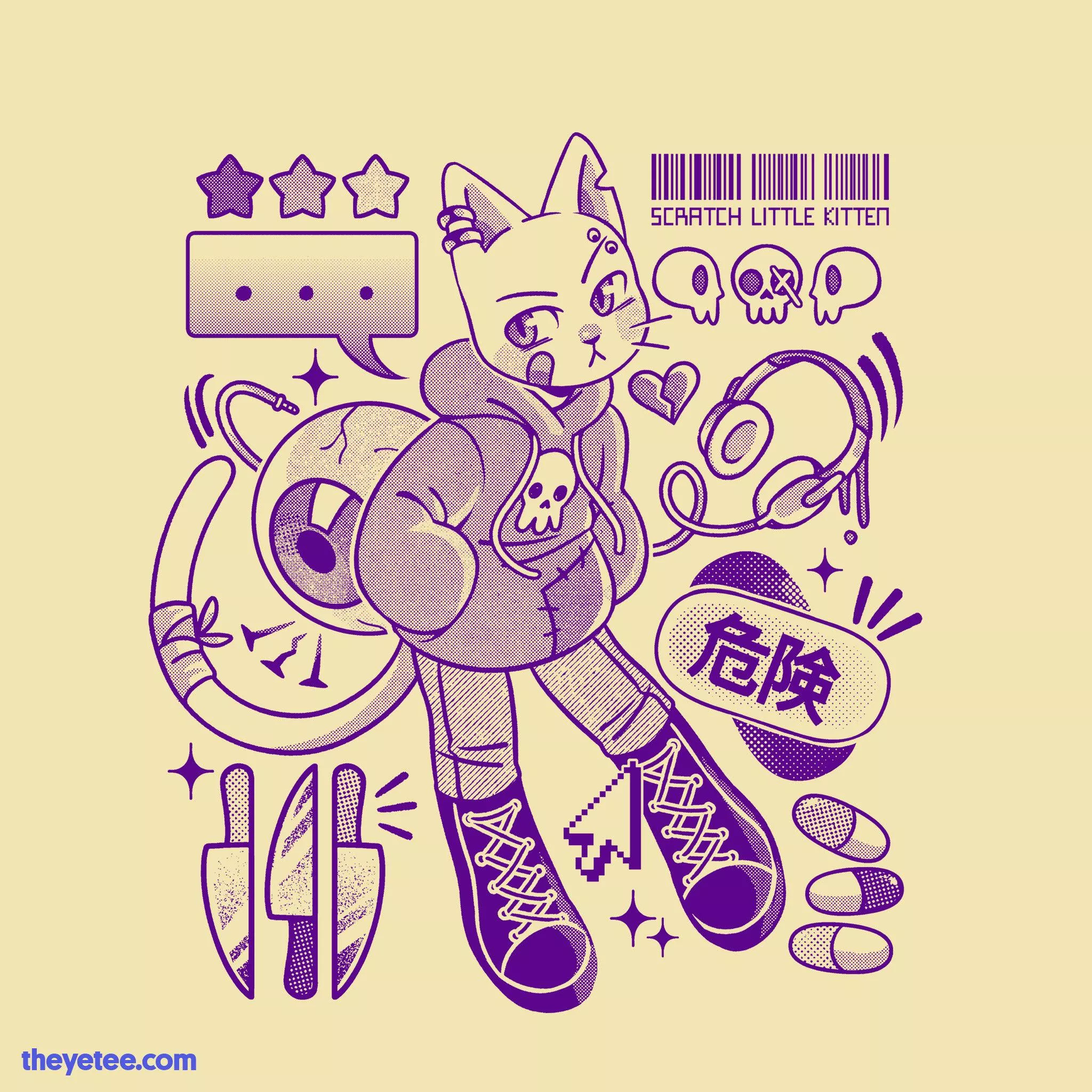Today on The Yetee I have a anthro cat art as a t-shirt design 😻 posted by Nicoscole