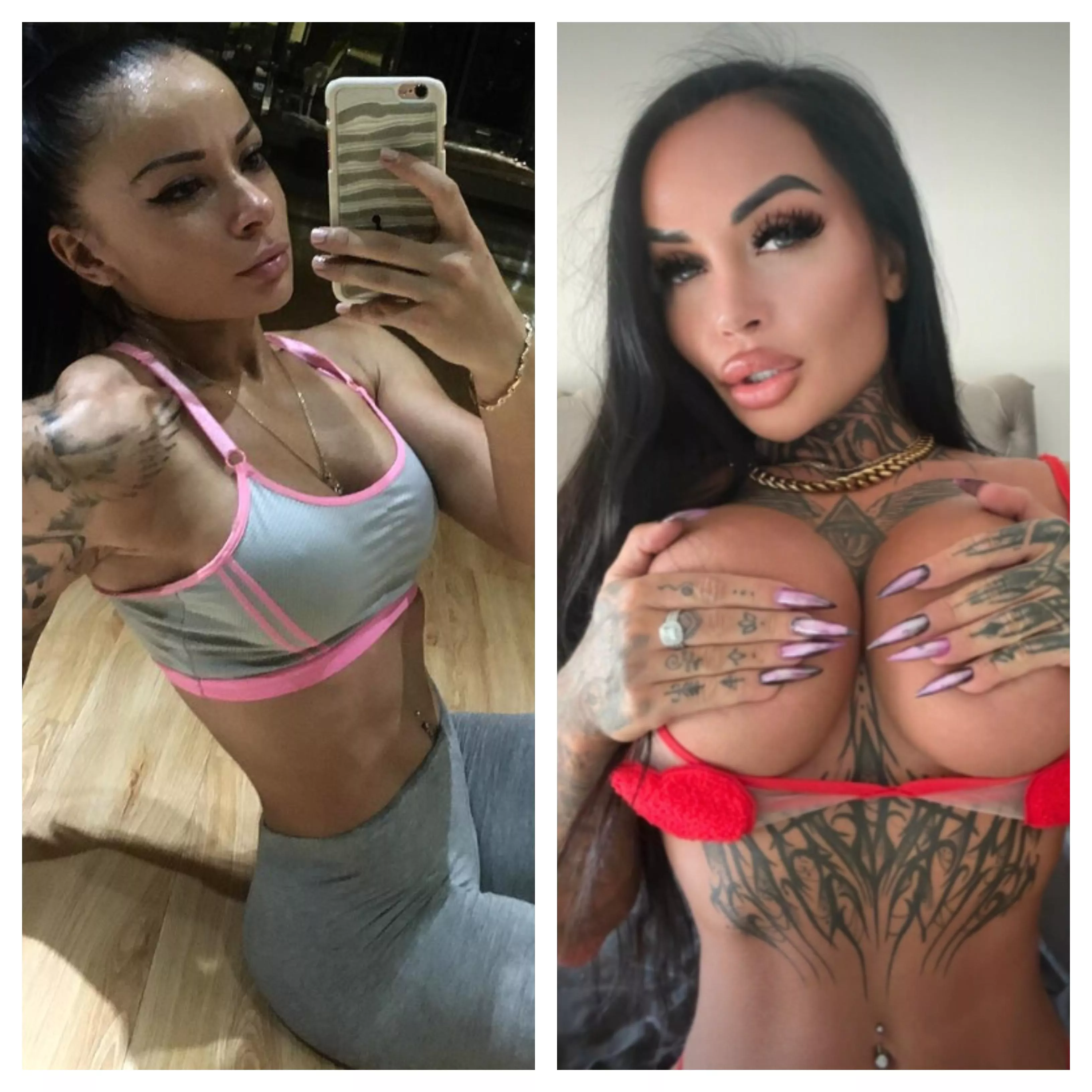 which look did u like more? posted by coedolsz