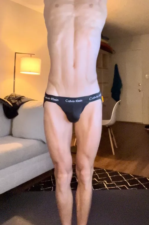 You walk in on me stretching, what’s next? by kevtwink