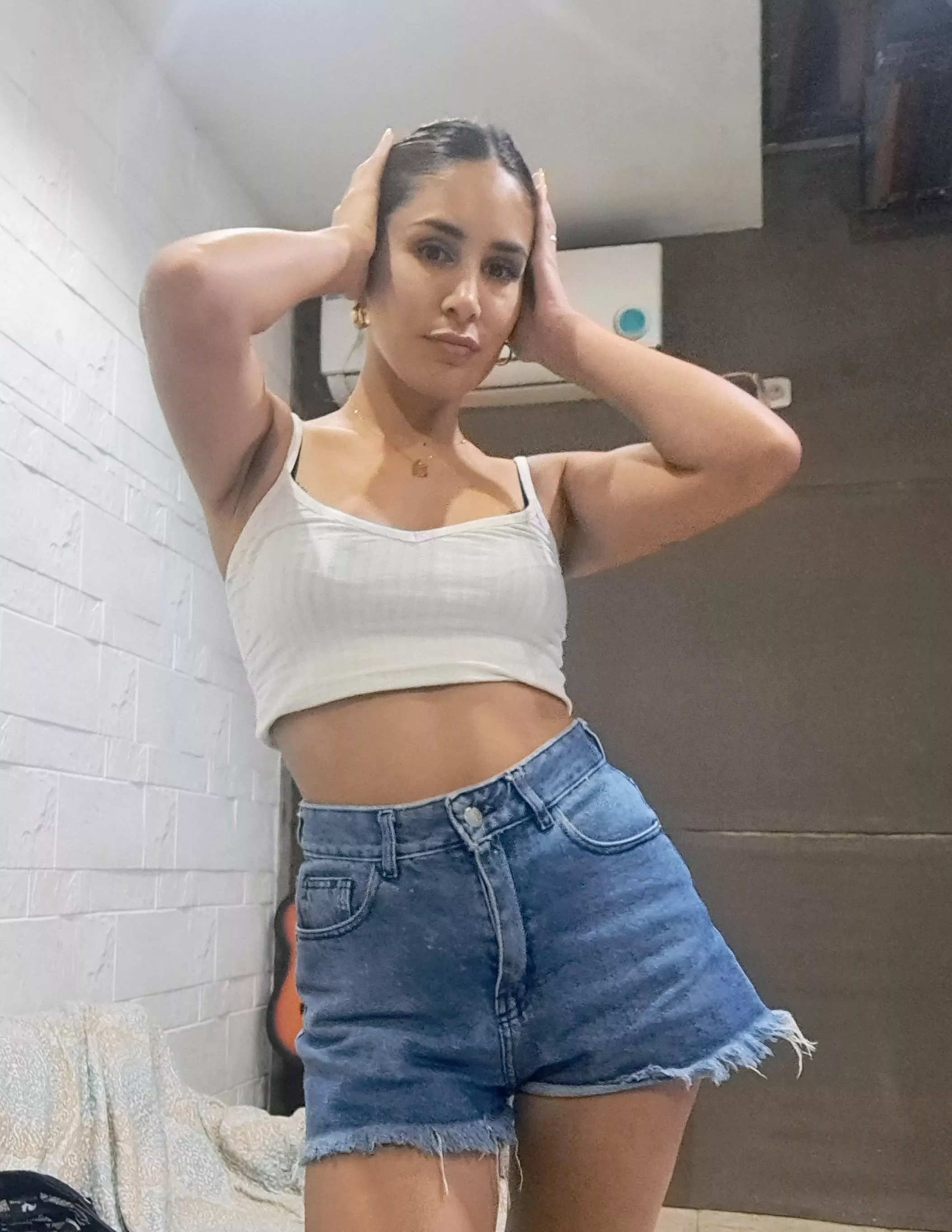 Always wearing a top posted by lolitavega