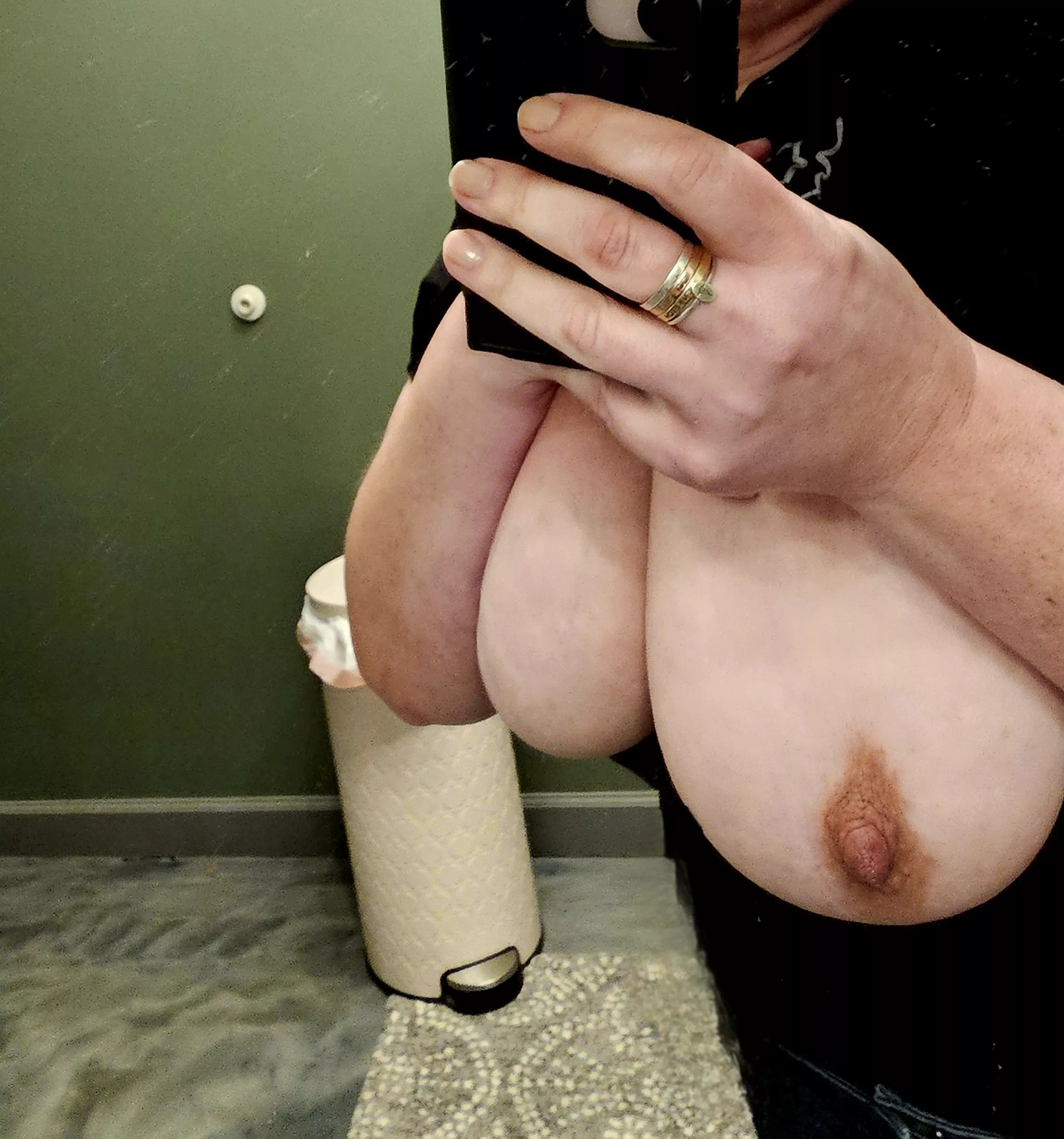 Here's a Friday workplace flash! posted by MaleficentMILF