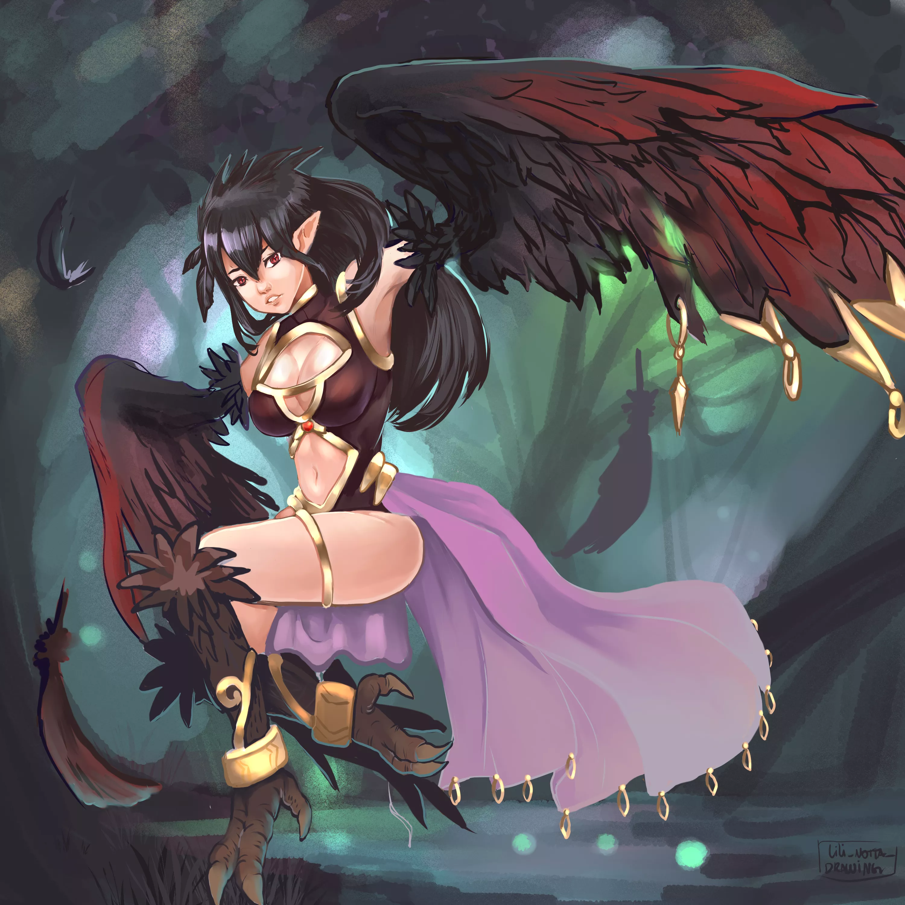 I made this cute Harpy commission and wanted to share it with you, guys! posted by lili_carpinski