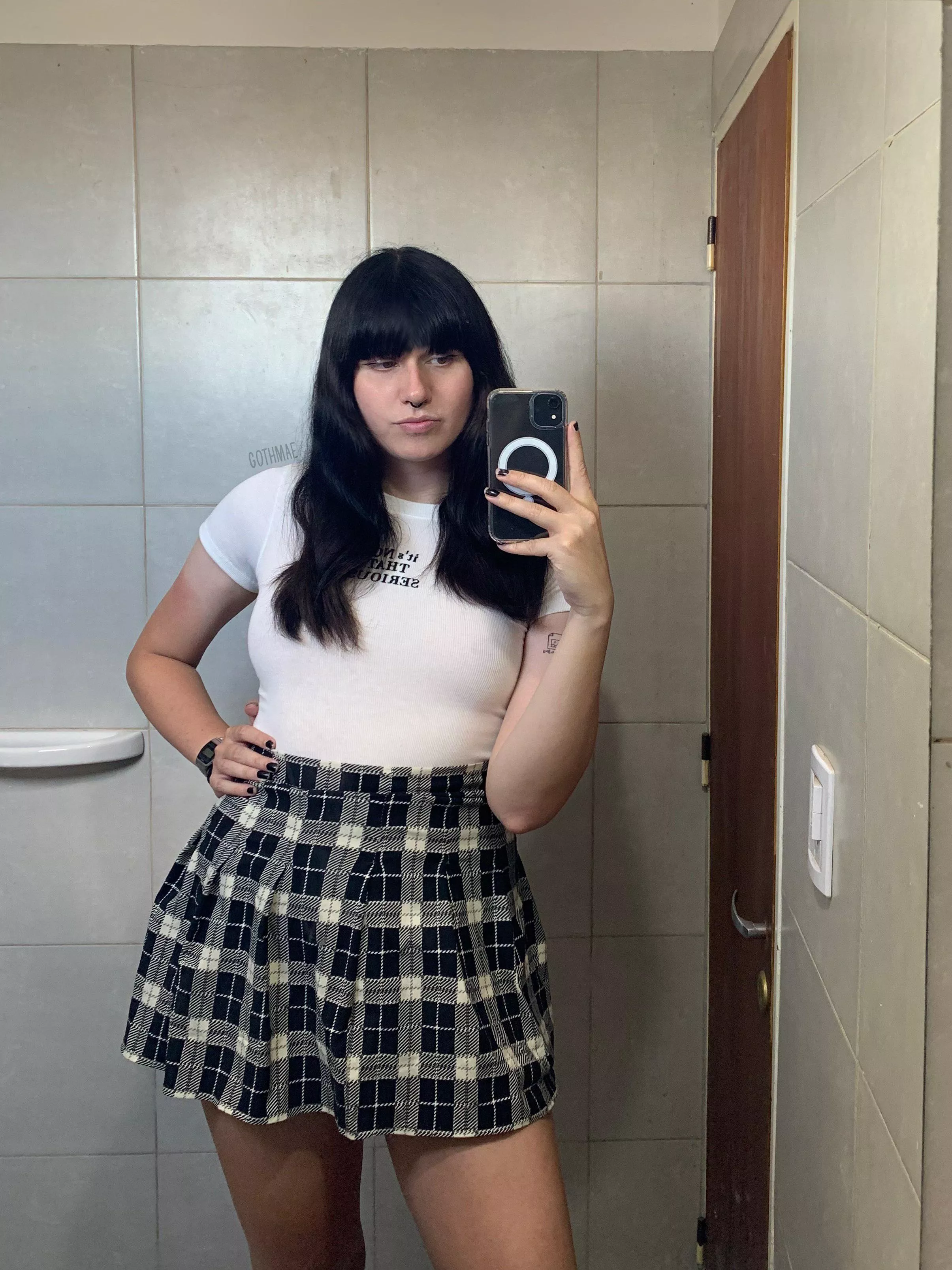 Liking this outfit 🖤 posted by Goth_Mae