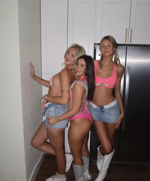 Pink Bikinis by Trick-Bullfrog-7857