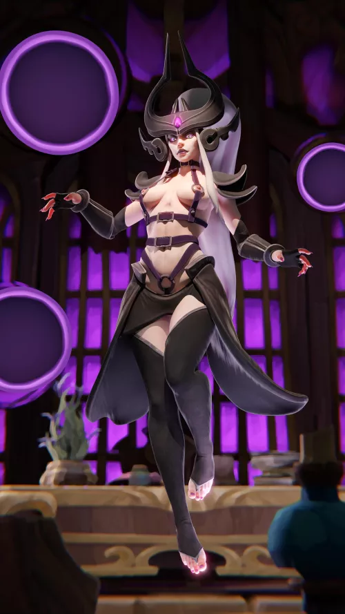 Syndra's new costume (pathnode) by rotzloeffe1