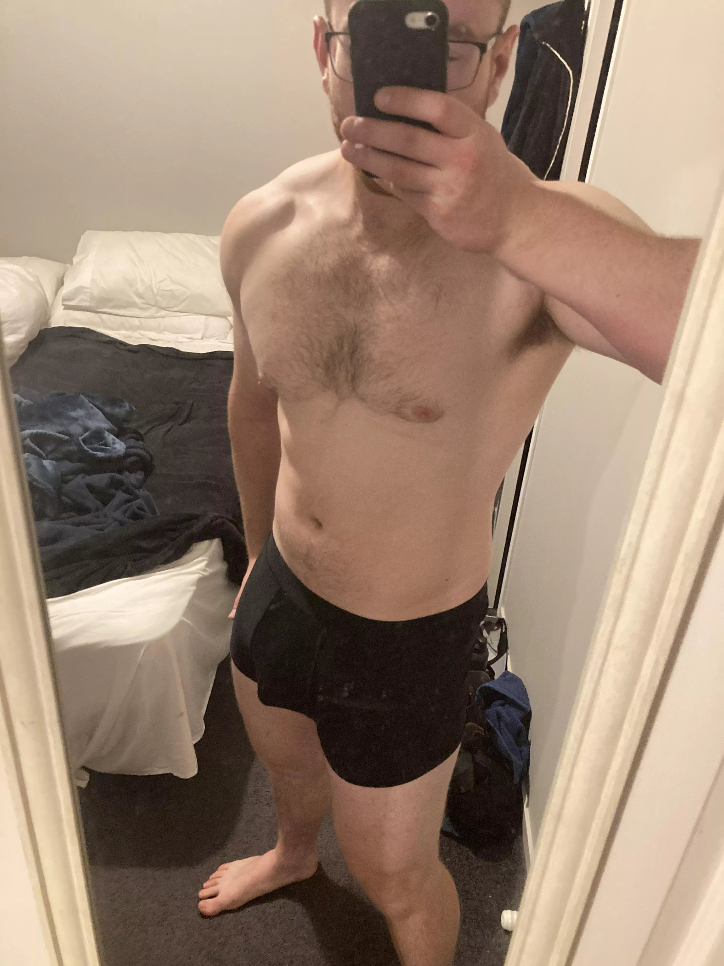 Who likes just a little hair rather than a full landing? 😉 posted by Fit-Bloke-Jack97