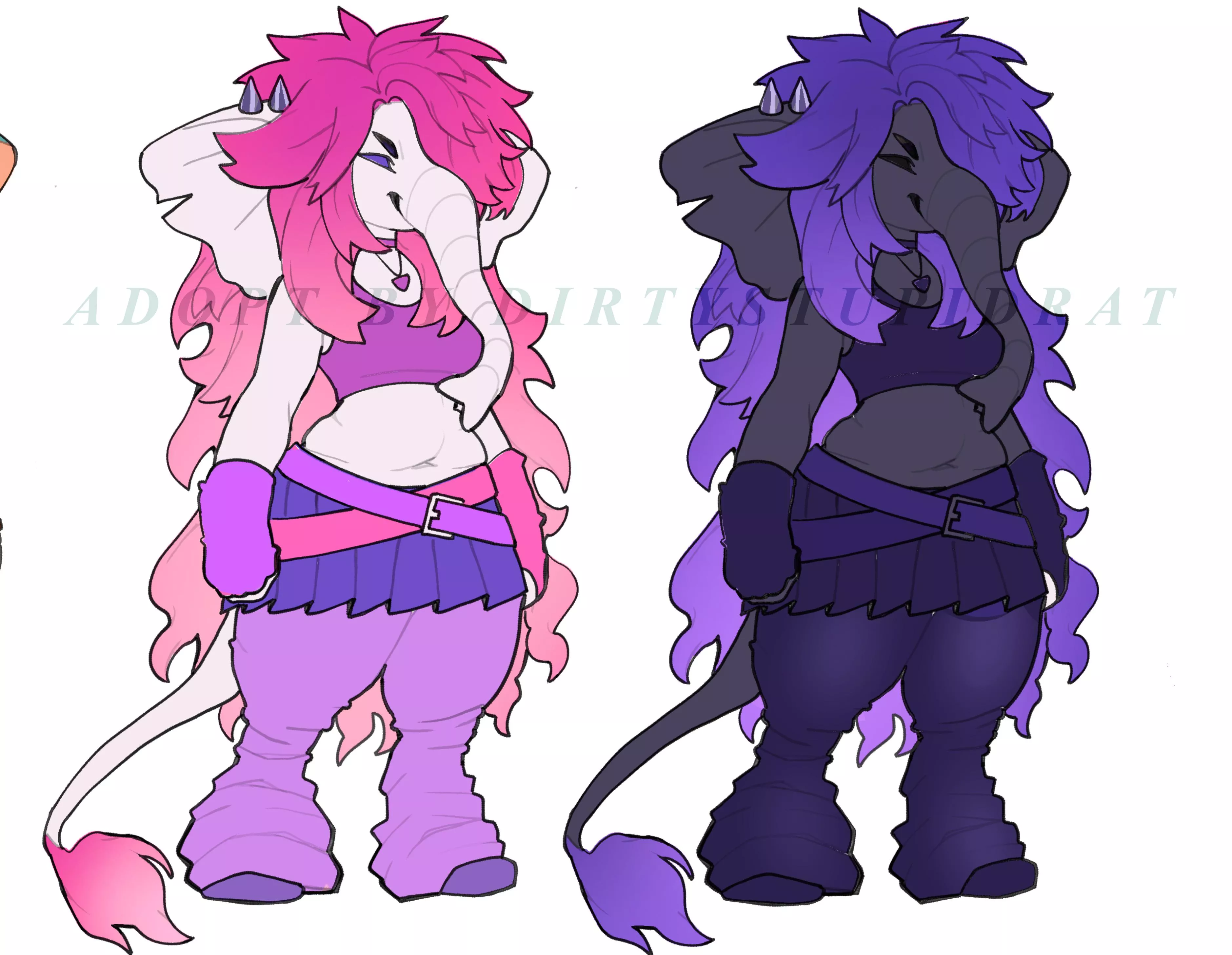 Working on a adopt and I have no idea which colors use🥺 help posted by Creeepecreeeper