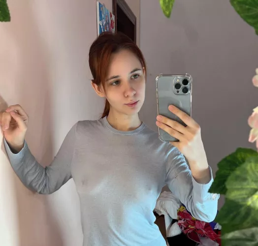 Would you notice I’m not wearing a bra in this? by Dasharkiss_real