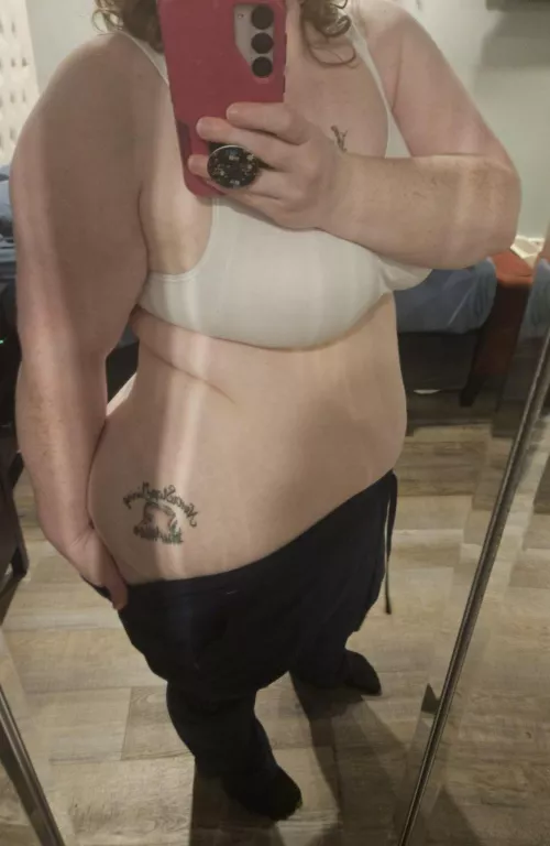 After a long day.. by TattedAndThick