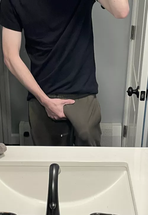 Are green sweatpants the new grey? by K3epintouch