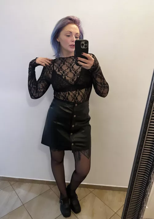Are leather skirts still in fashion? by theinkedsiren1