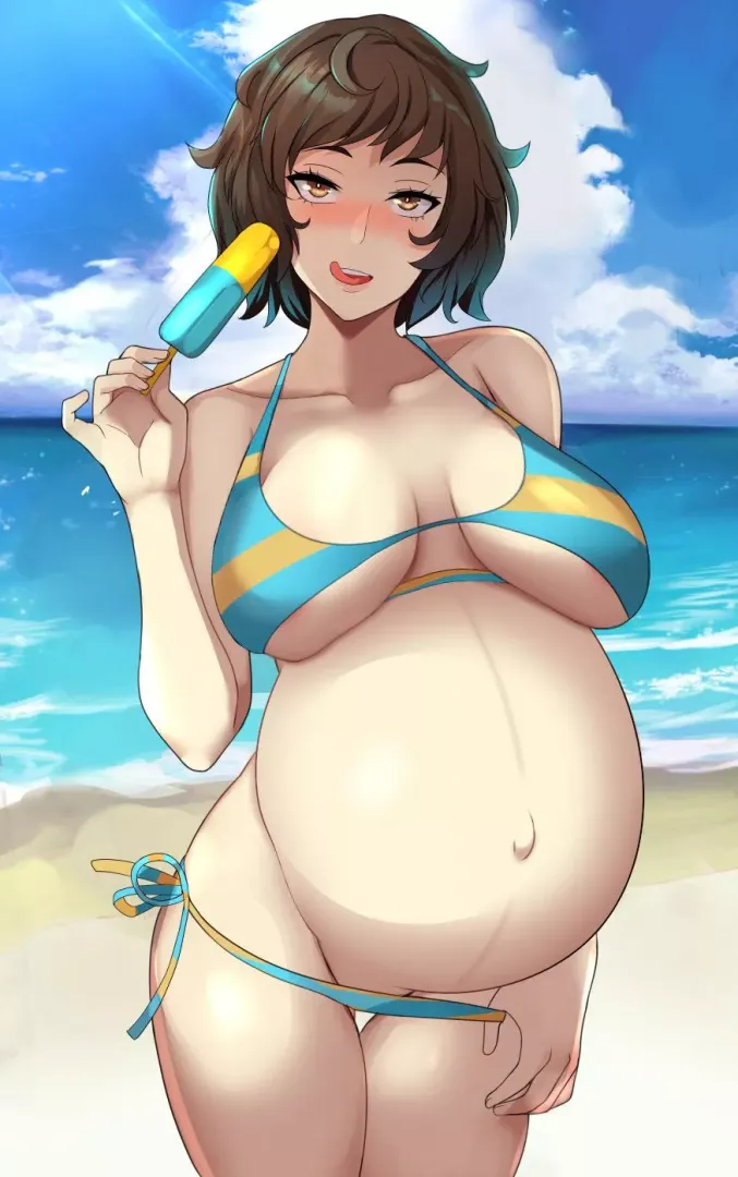 Beach babe.... by gofarkyaself
