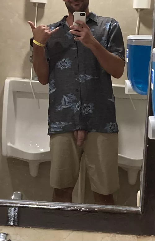 Cock out in the resort bathroom by StudFinder6900