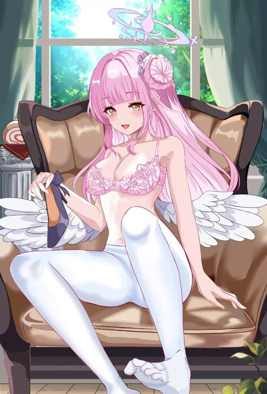 Cute and sexy angel waifu posted by reversedturnover